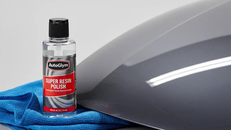AutoGlym Super Resin Polish review – product aangebracht op de lak van een dagelijkse auto