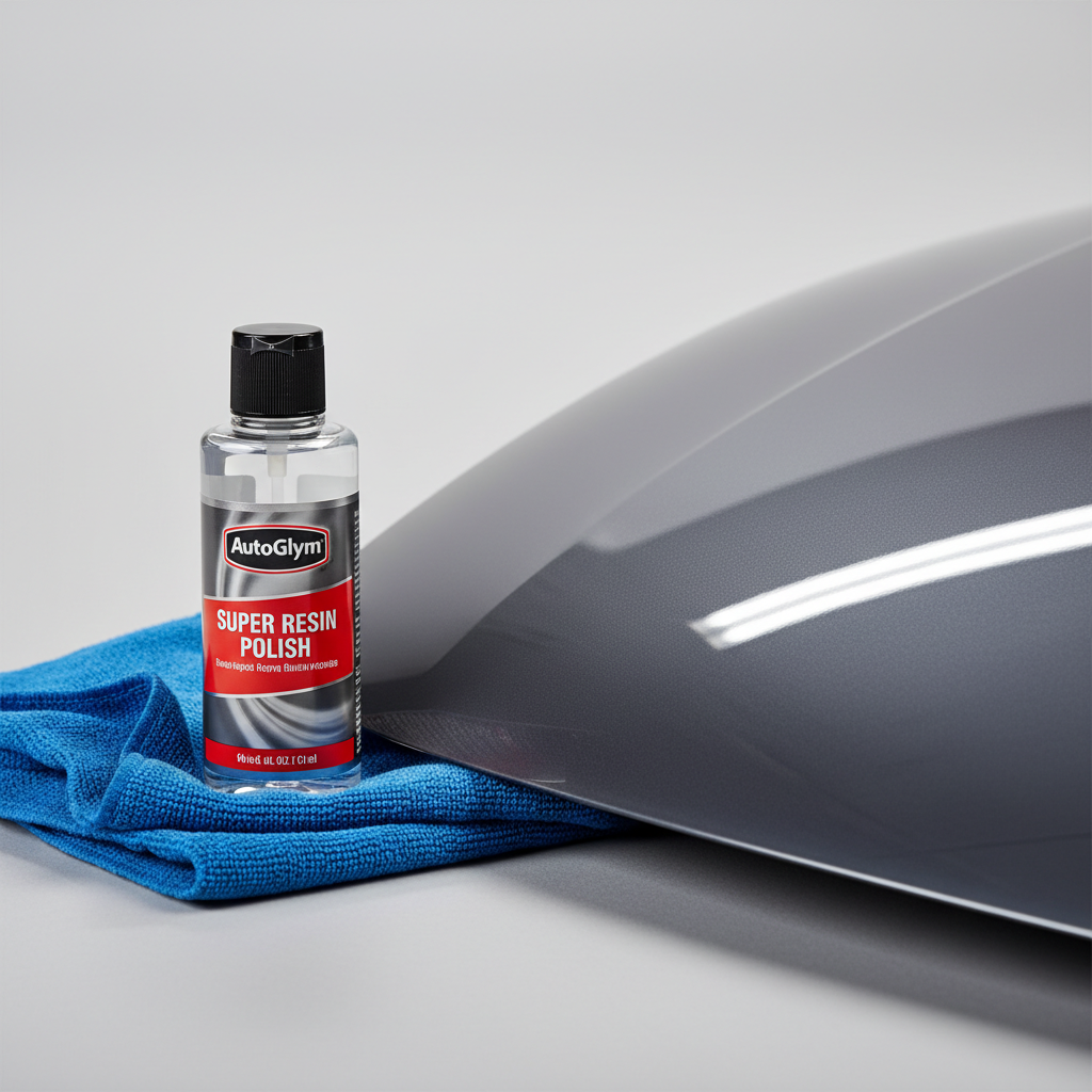 AutoGlym Super Resin Polish review – product aangebracht op de lak van een dagelijkse auto