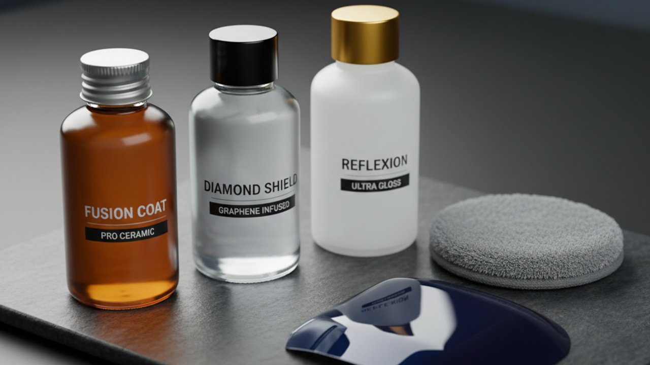 Keramische coating aanbrengen op auto met microvezel applicator — vergelijking van beste nano coating producten 2024